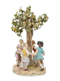 A Meissen Porcelain Figural Group
