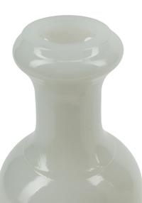 A Pair of Chinese Export White Glass Vases