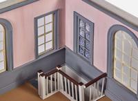 A painted wood architectural model of the Derby Summer House in Salem, MA, 20th / 21st century