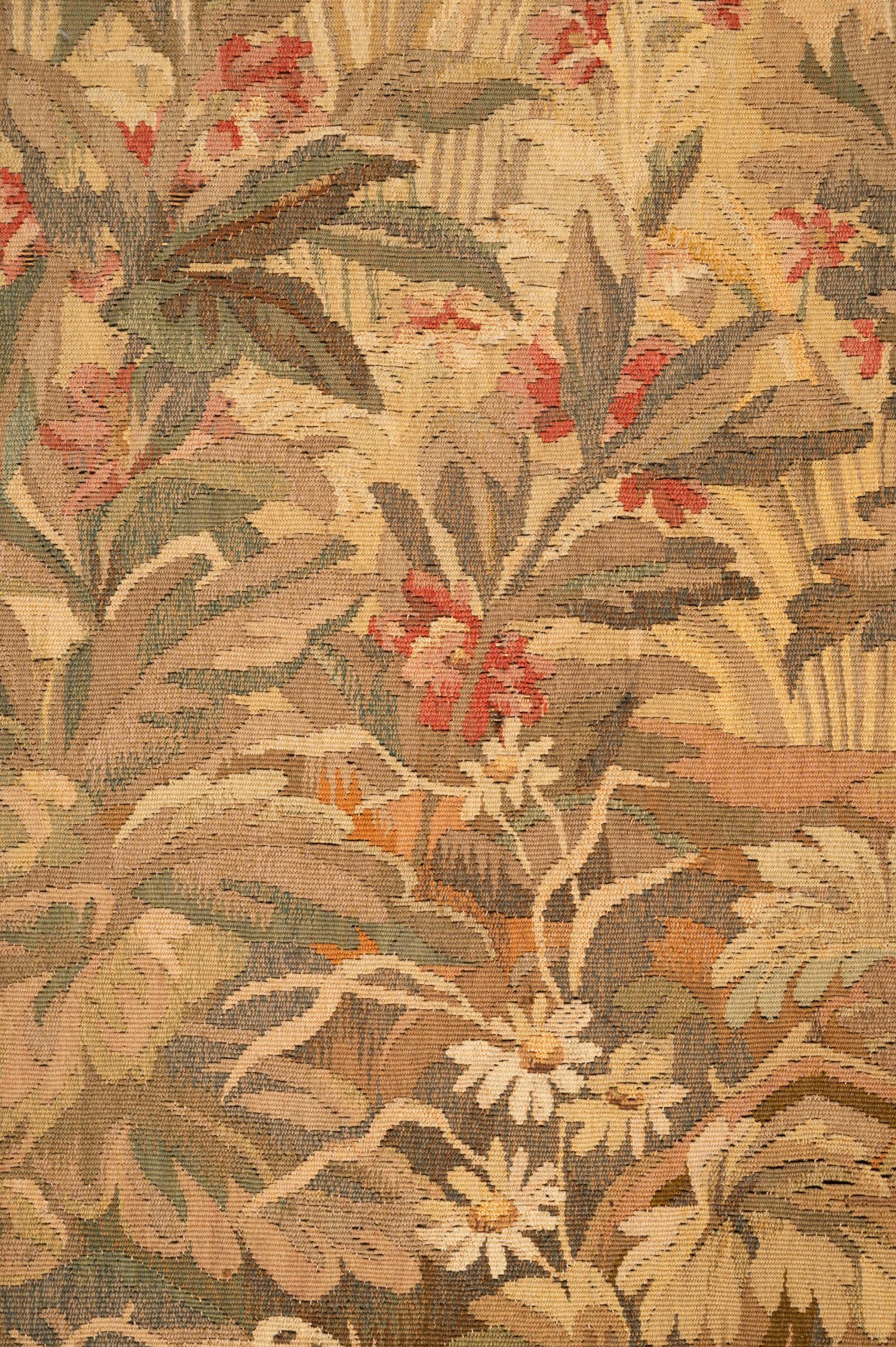 A Continental Wool Verdure Tapestry