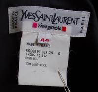 An Yves Saint Laurent Glen Plaid Pant Suit, Size 44.