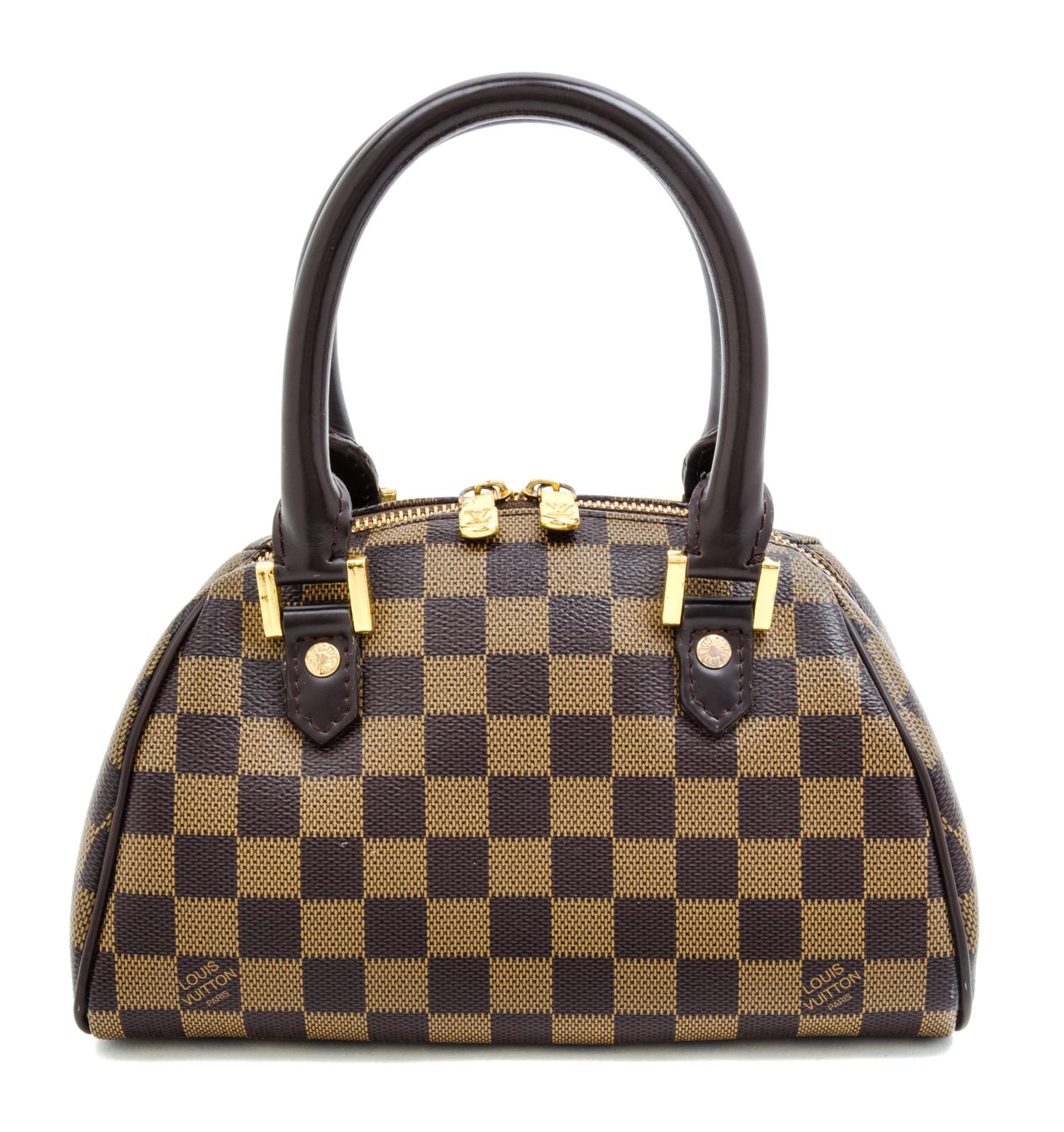A Louis Vuitton Damier Ebene Small Bowler Bag, 9" x 6" x 5".