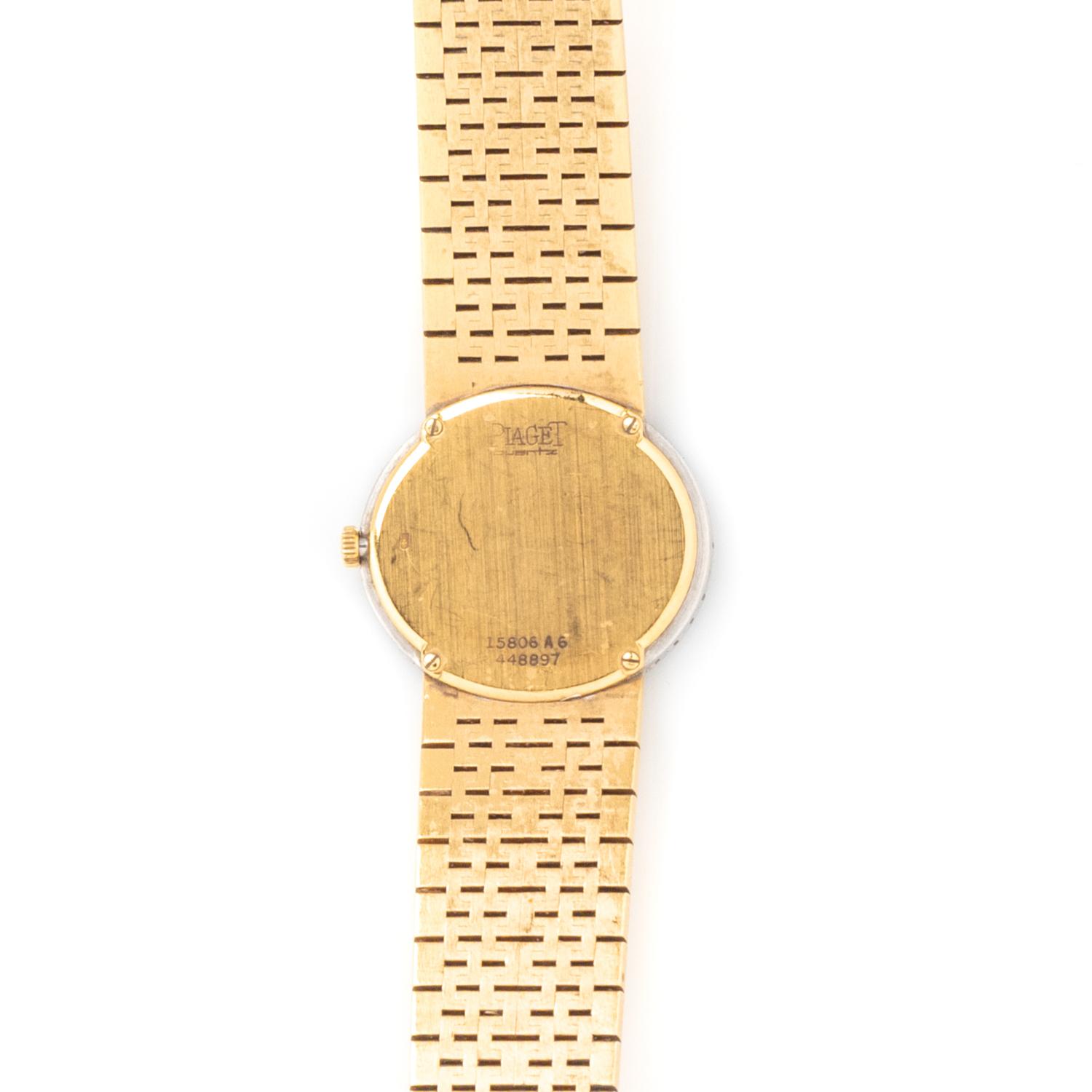 PIAGET, YELLOW GOLD AND DIAMOND WATCH