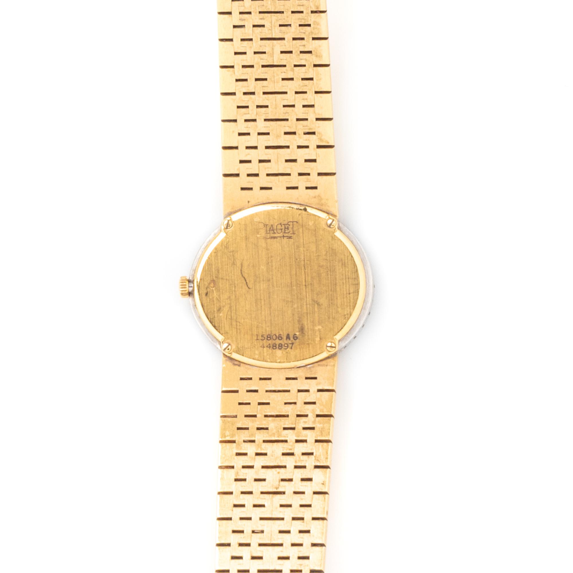 PIAGET, YELLOW GOLD AND DIAMOND WATCH