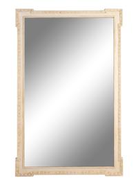 A Swedish Neoclassical Style Cream-Painted Mirror — 20TH CENTURY