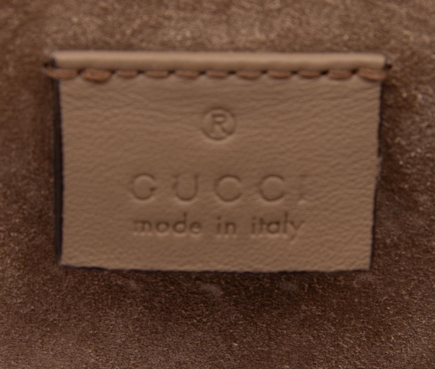 GUCCI, BEE-EMBROIDERED DIONYSUS BAG