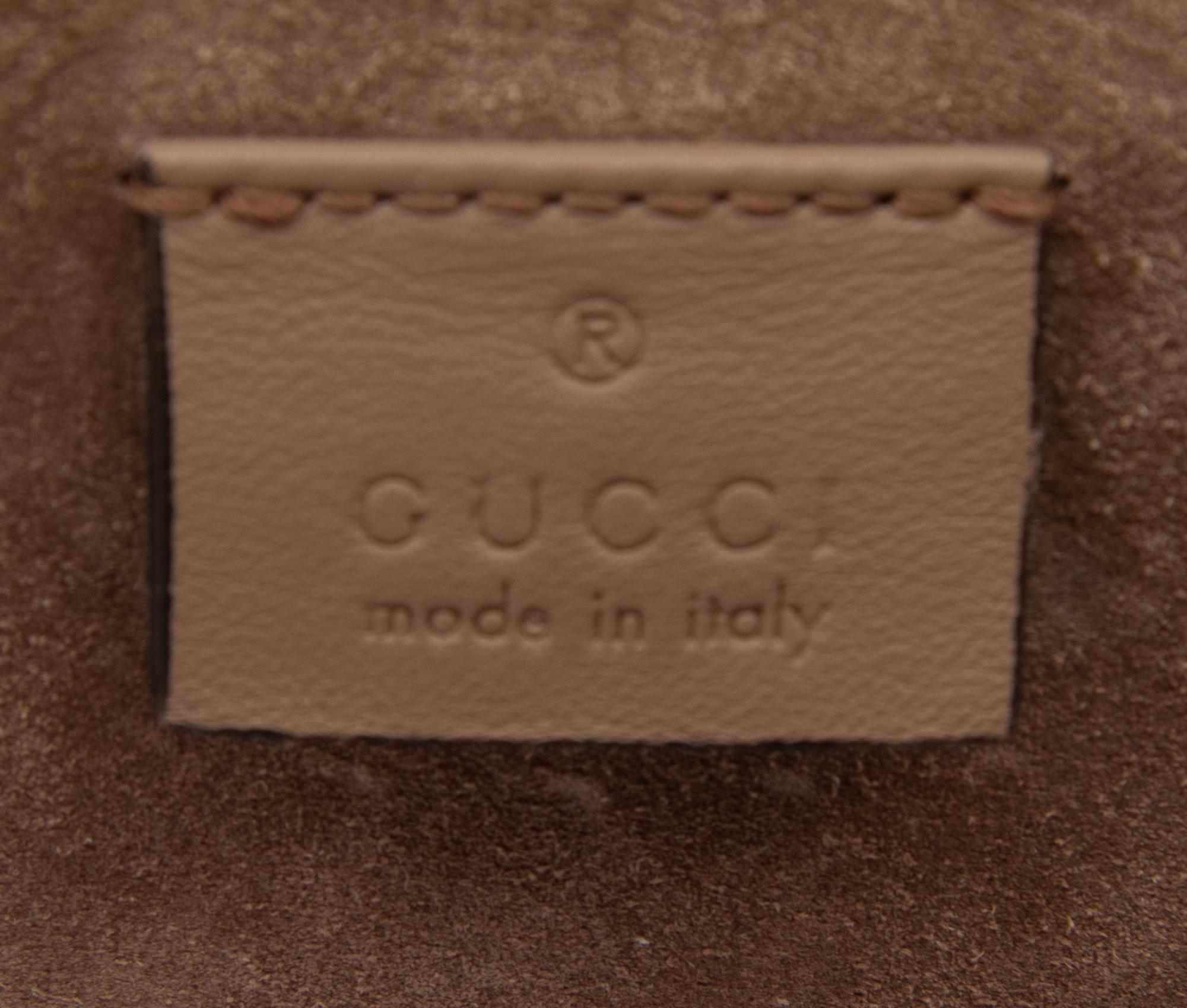 GUCCI, BEE-EMBROIDERED DIONYSUS BAG