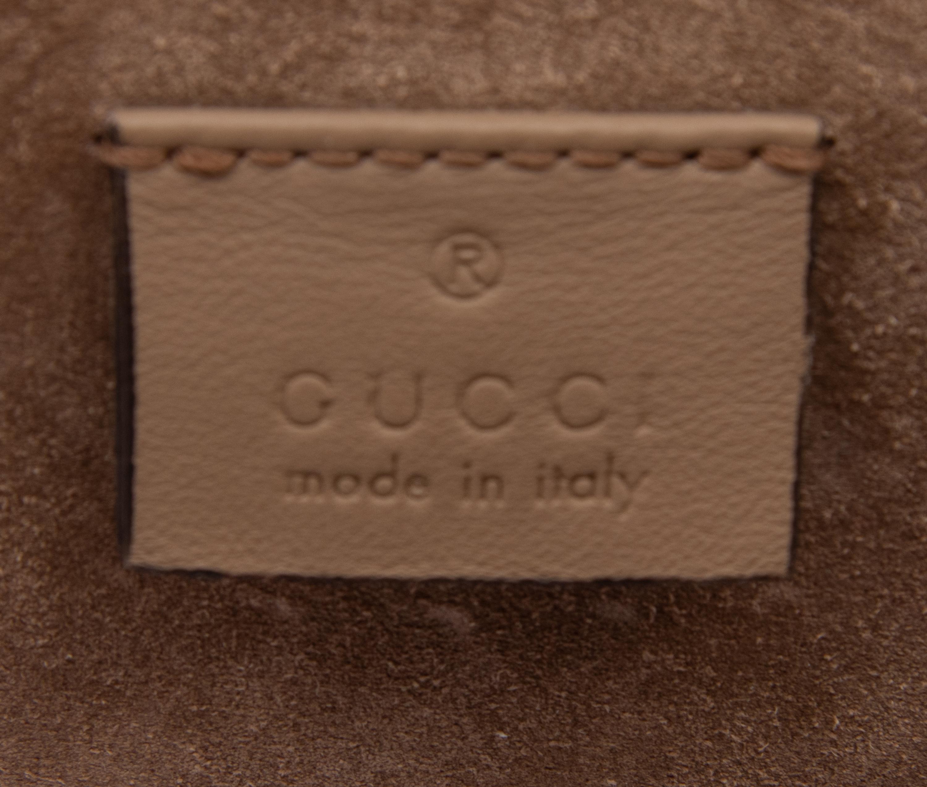 GUCCI, BEE-EMBROIDERED DIONYSUS BAG