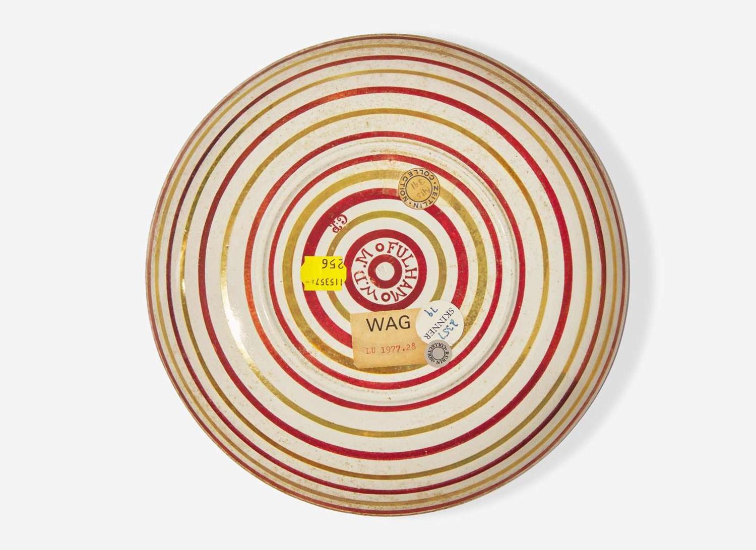 A William De Morgan Ruby Lustre Dish, UK, circa 1885