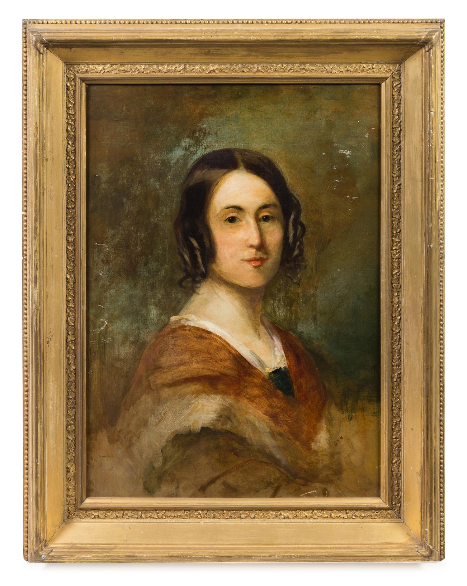 English School, (19th Century), Portrait of a Lady
