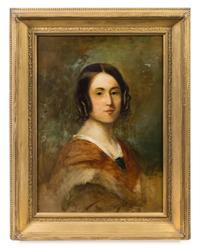 English School, (19th Century), Portrait of a Lady