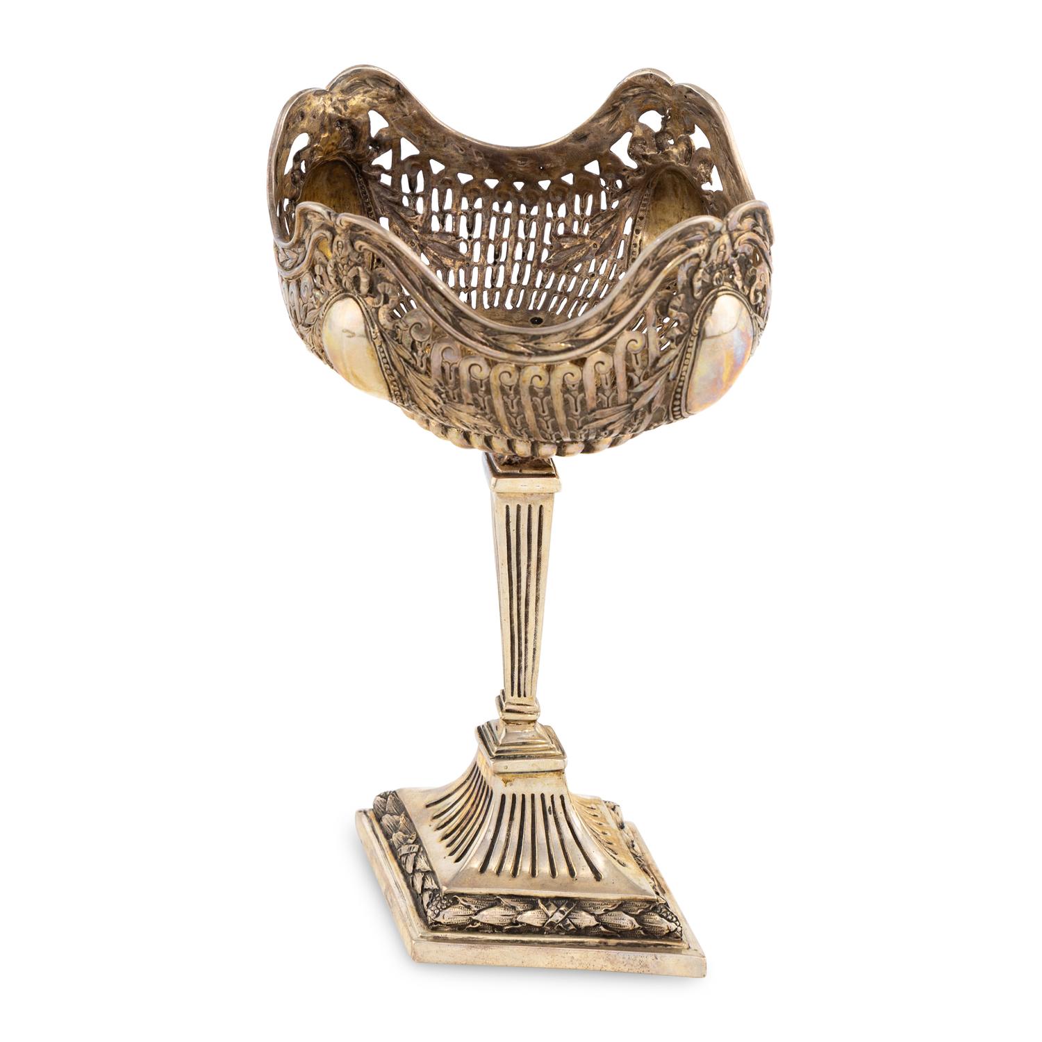A German Silver Compote