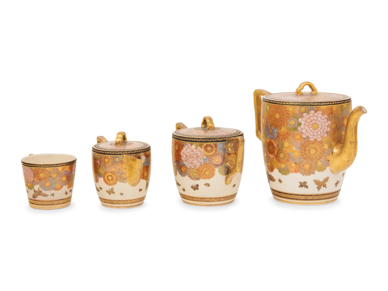 11 Japanese Satsuma 'Millefleur' Table Articles