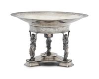 A Sterling Silver Centerpiece Bowl in the Japonesque Taste