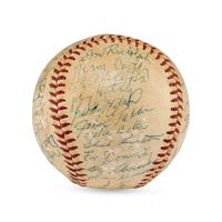 A 1958 Indianapolis Indians / Denver Bears Multi Signed Baseball