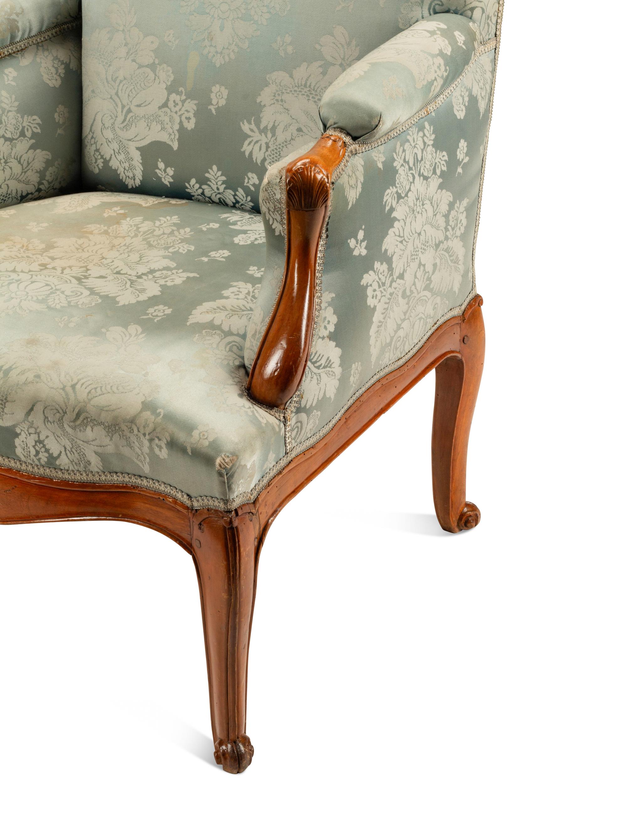 A Louis XV Beechwood Bergère