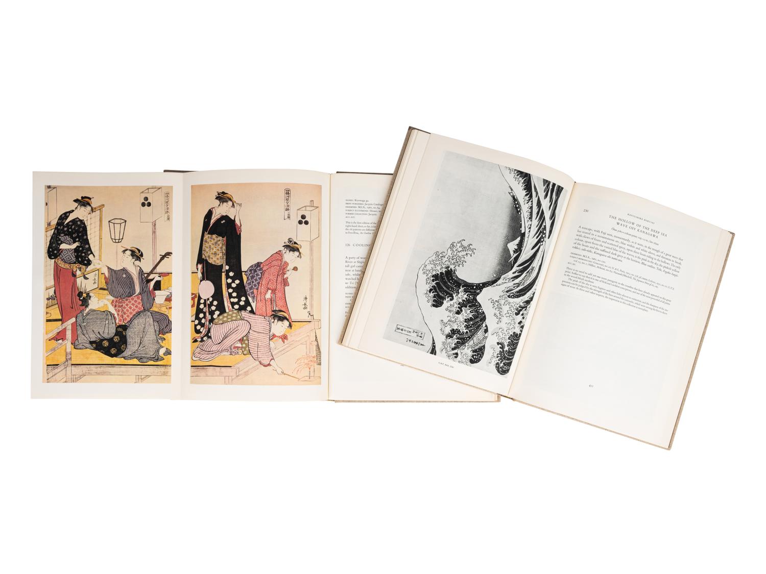 [JAPANESE PRINTS & DRAWINGS--COLLECTIONS] A group of multi-volumed works about Japanese Prints & Drawings in Private or Museum Collections, comprising: