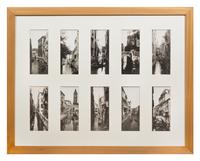 A Collection of Black and White Photographs of Venice Height of frame 28 1/2 x width 35 1/2 inches. — 20TH CENTURY