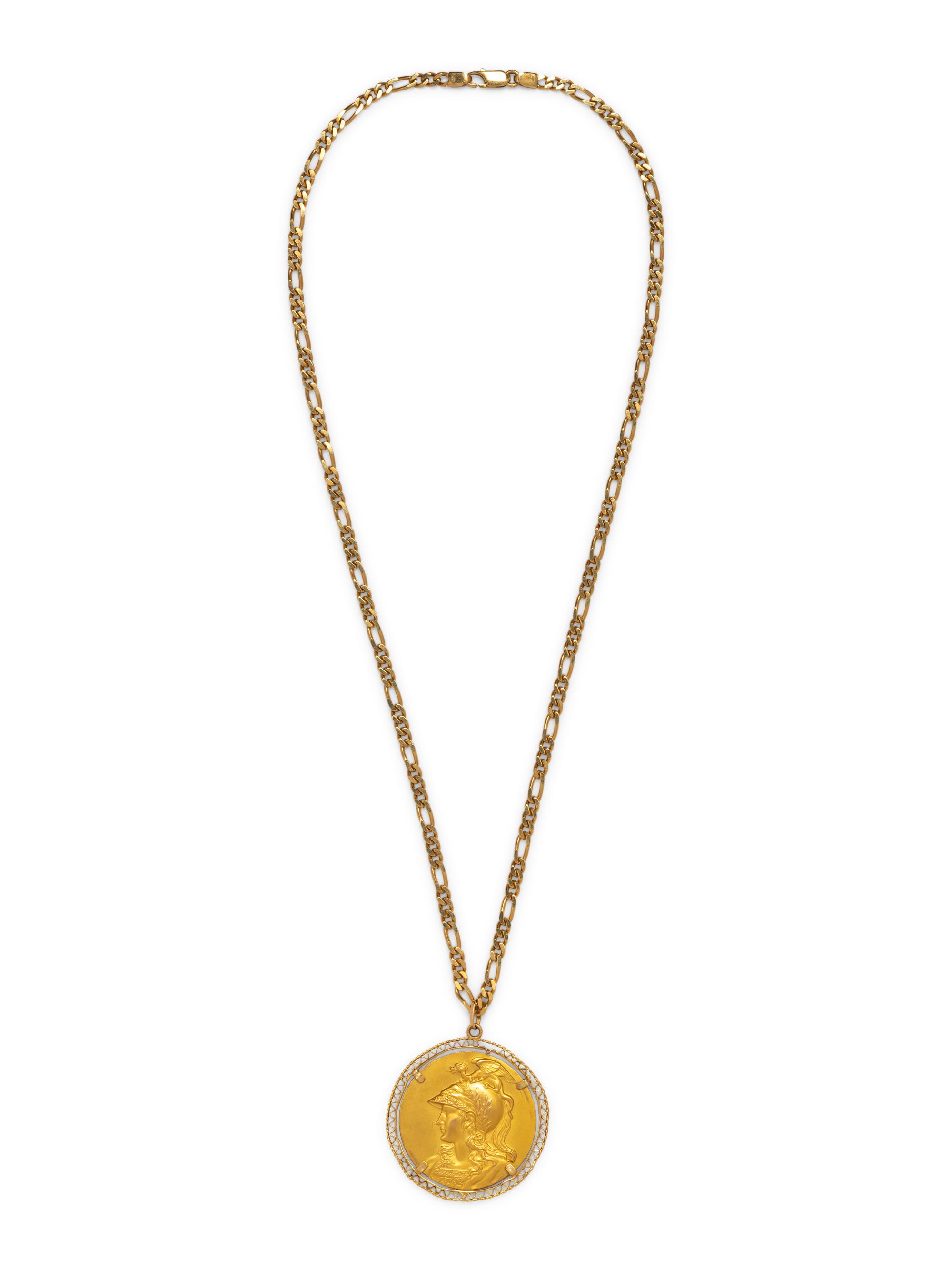 YELLOW GOLD PENDANT/NECKLACE