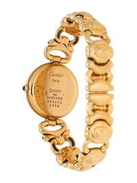 CARTIER, REF. 0358 18K YELLOW GOLD 'VENDÔME' WATCH