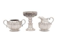 A Collection of Mexican and American Silver Table Articles
