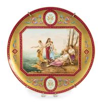 A Vienna Porcelain Charger