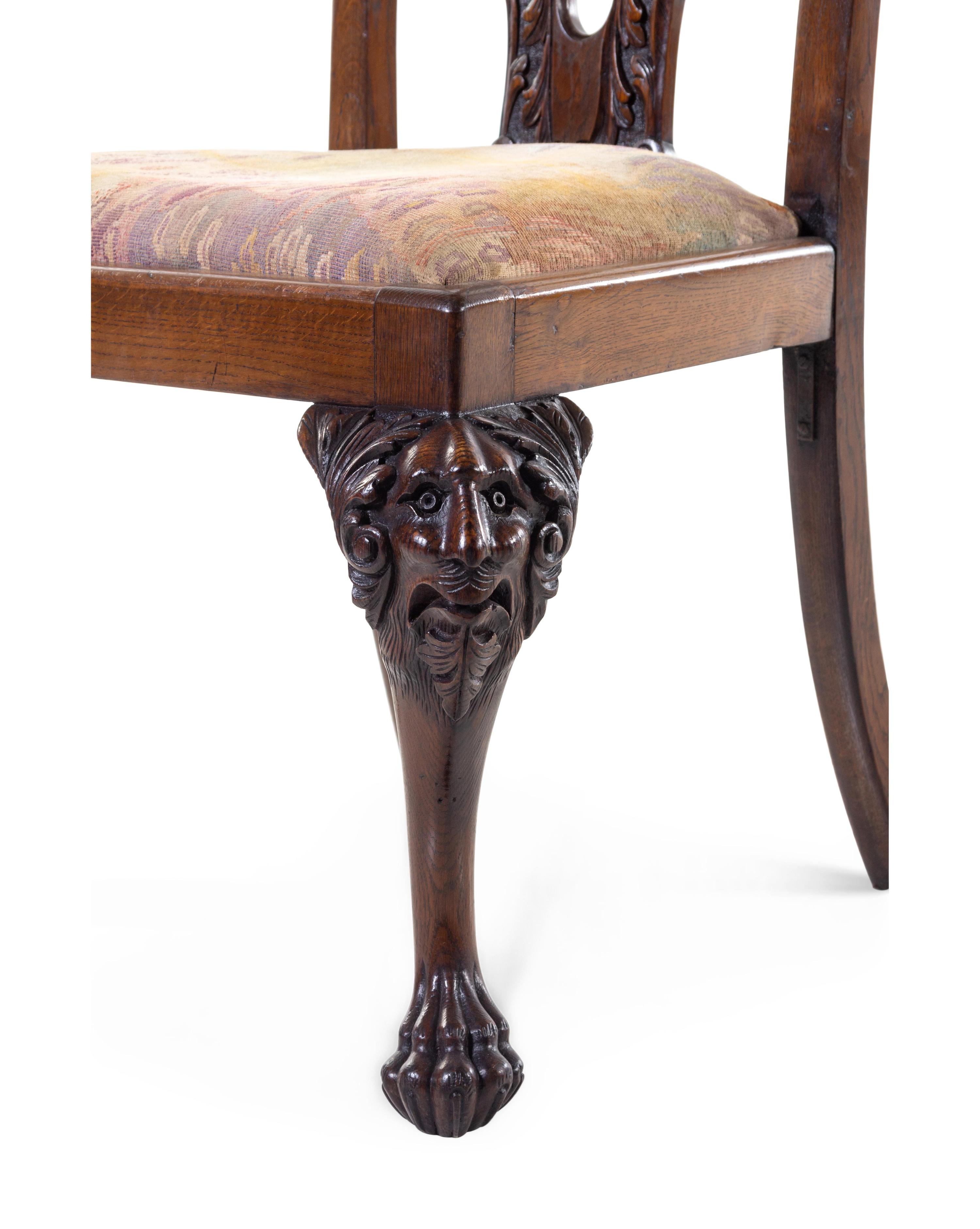 A George I Style Oak Side Chair