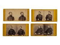 [CIVIL WAR]. A group of 20 stereoviews featuring "Prominent Personalities" including generals and politicians. New York: E. & H. T. Anthony.