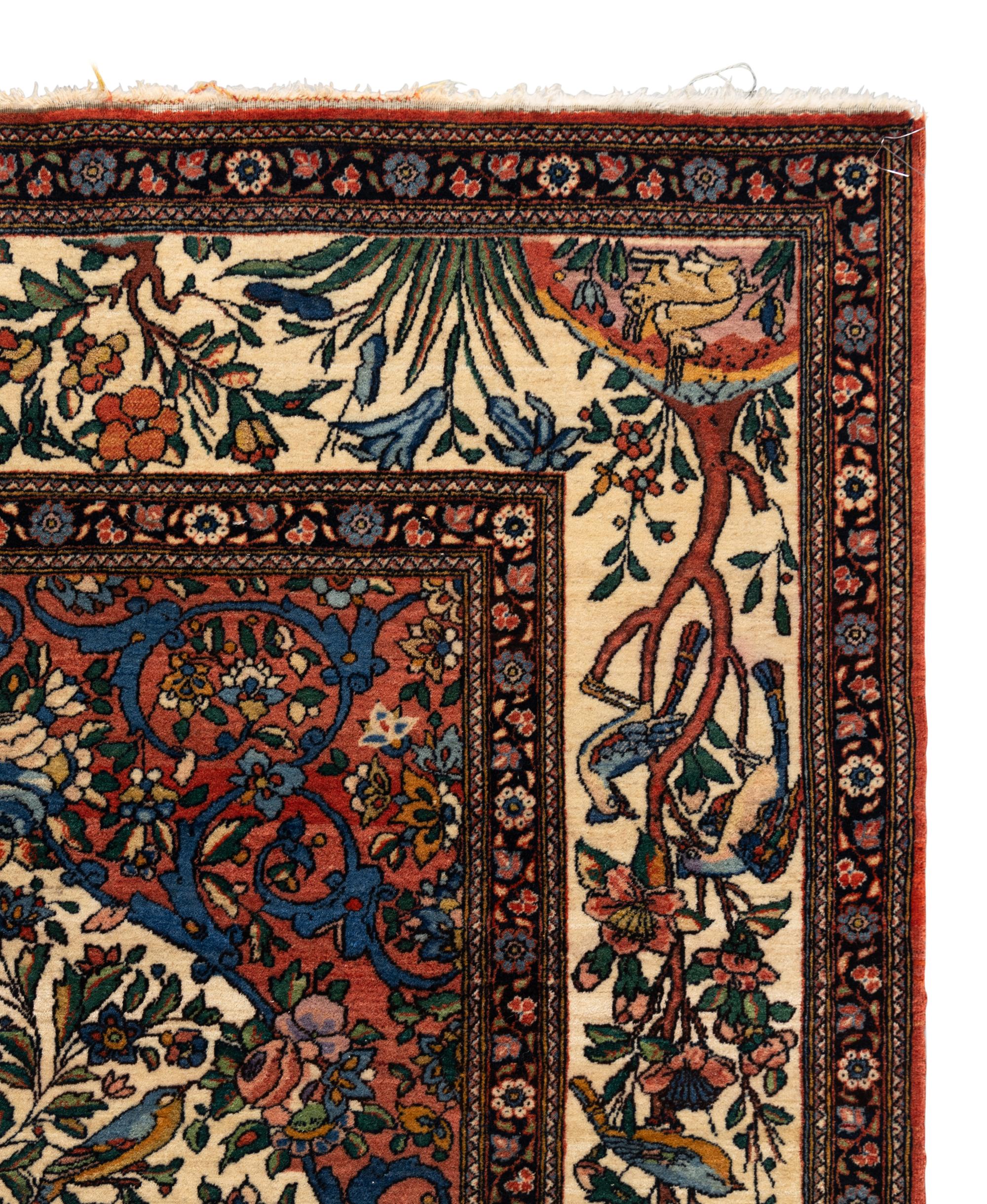 A Sarouk Wool Rug
