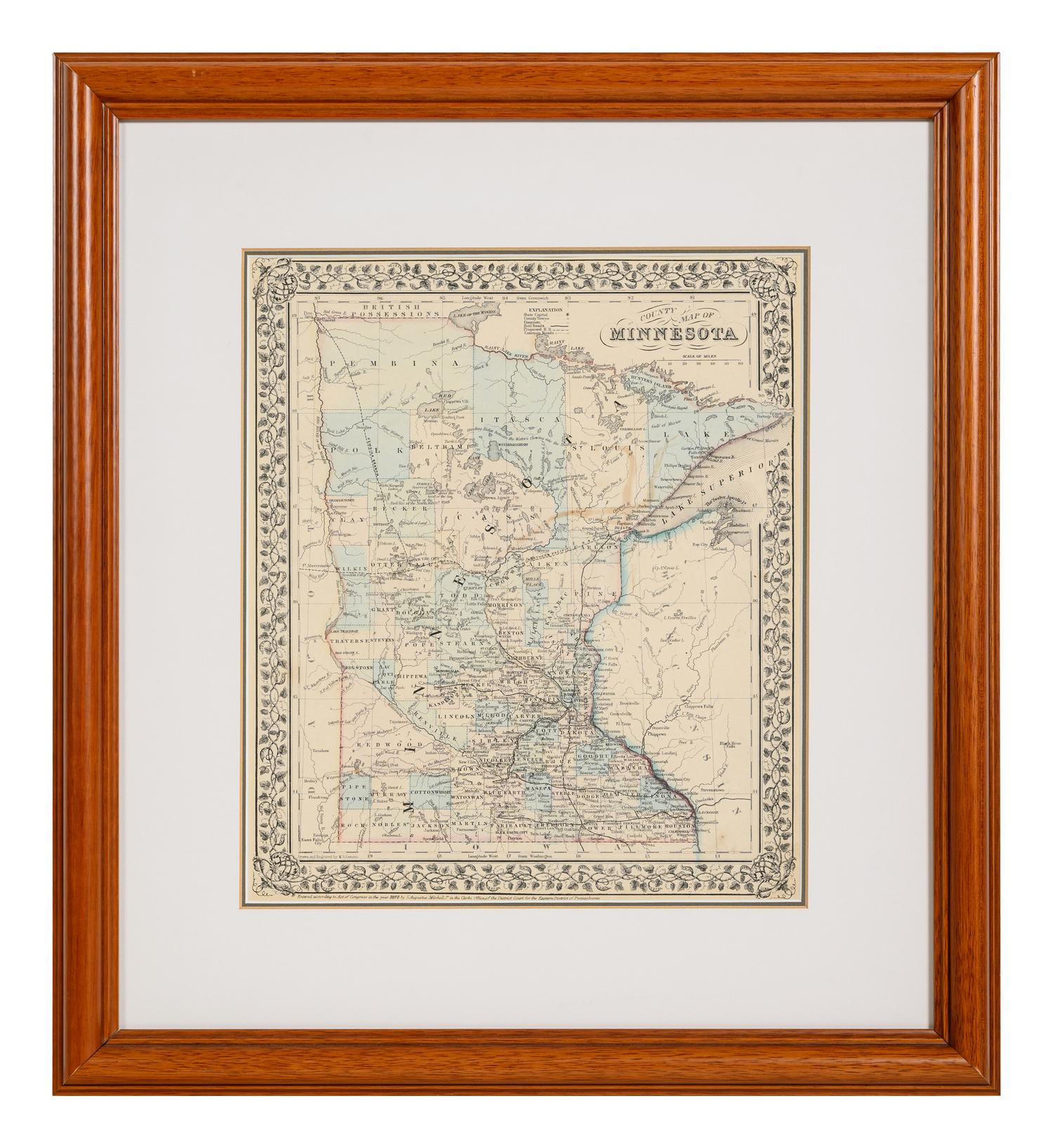 A Group of 11 19th and 20th century maps, comprising: