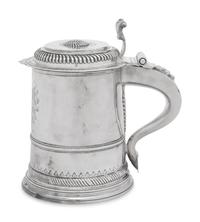 A Queen Anne Britannia Silver Covered Tankard