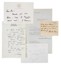 [AMERICAN PRESIDENTS]. A group of 5 manuscripts by American Presidents.