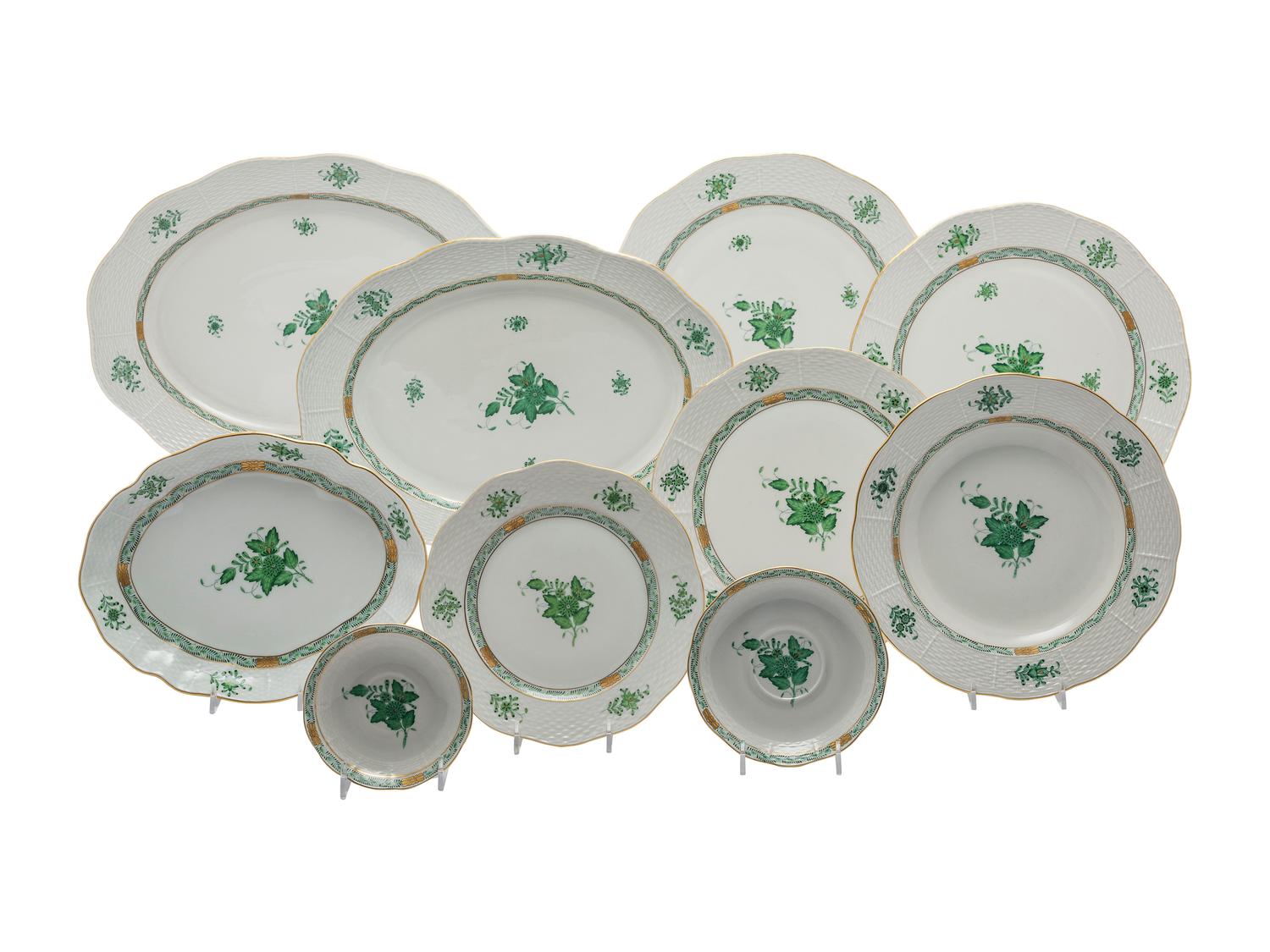 A Herend Porcelain Service