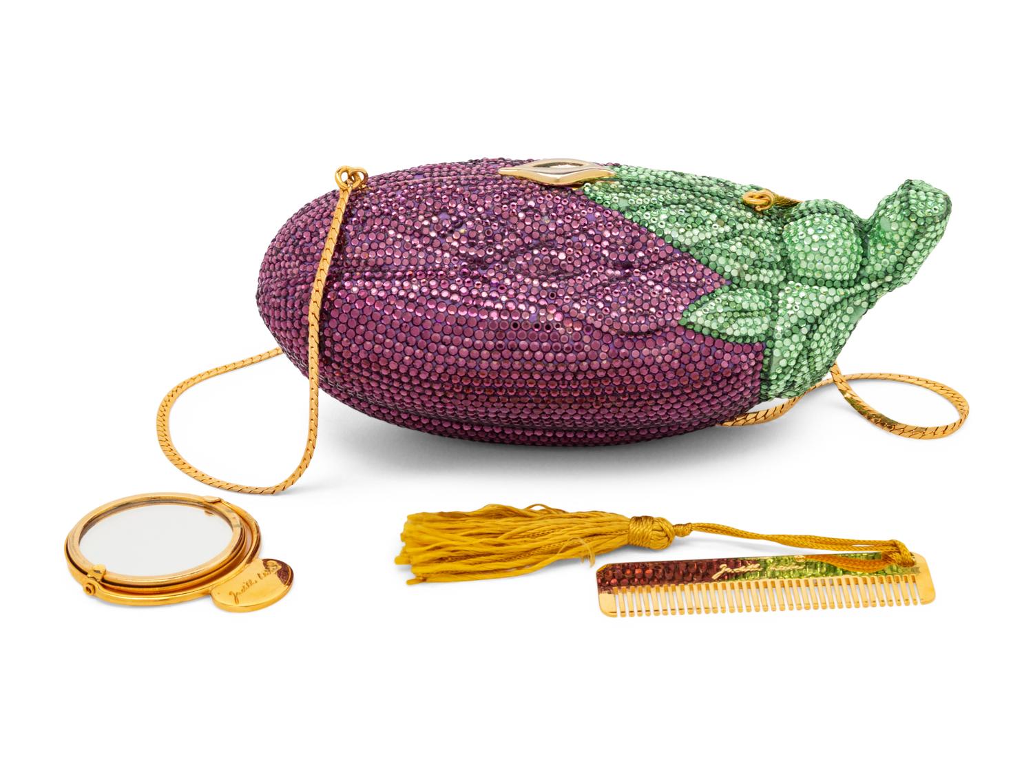 Judith Leiber, Eggplant Miniaudière