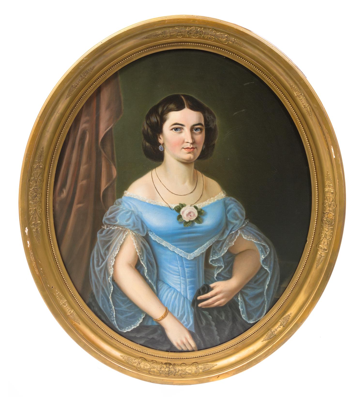 American School, (19th Century), Portrait of Rachel Ward, Kansas City, Missouri