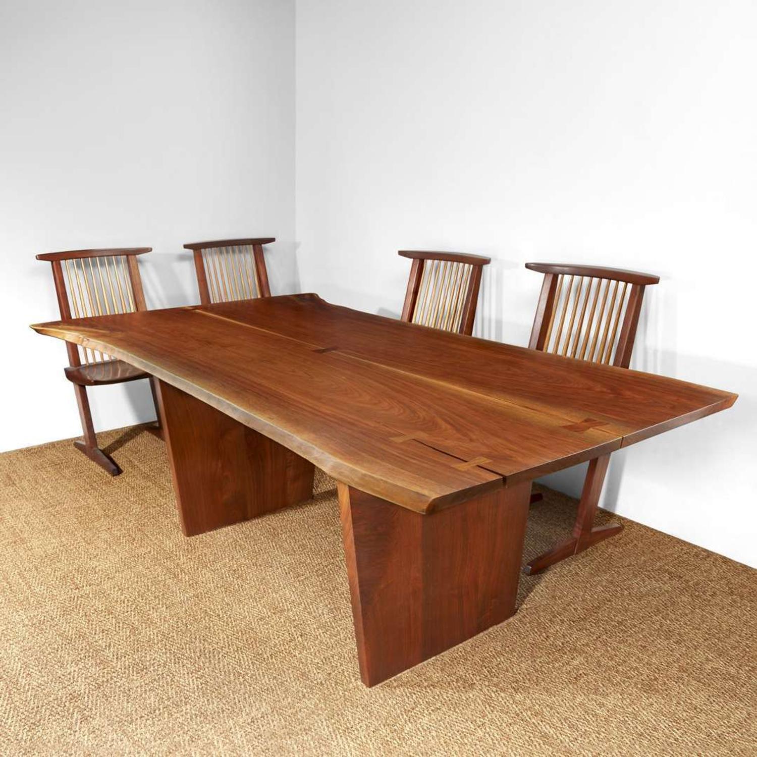 George Nakashima Fine "Minguren III" Desk or Table, New Hope, Pennsylvania, 1987