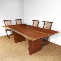 George Nakashima Fine "Minguren III" Desk or Table, New Hope, Pennsylvania, 1987