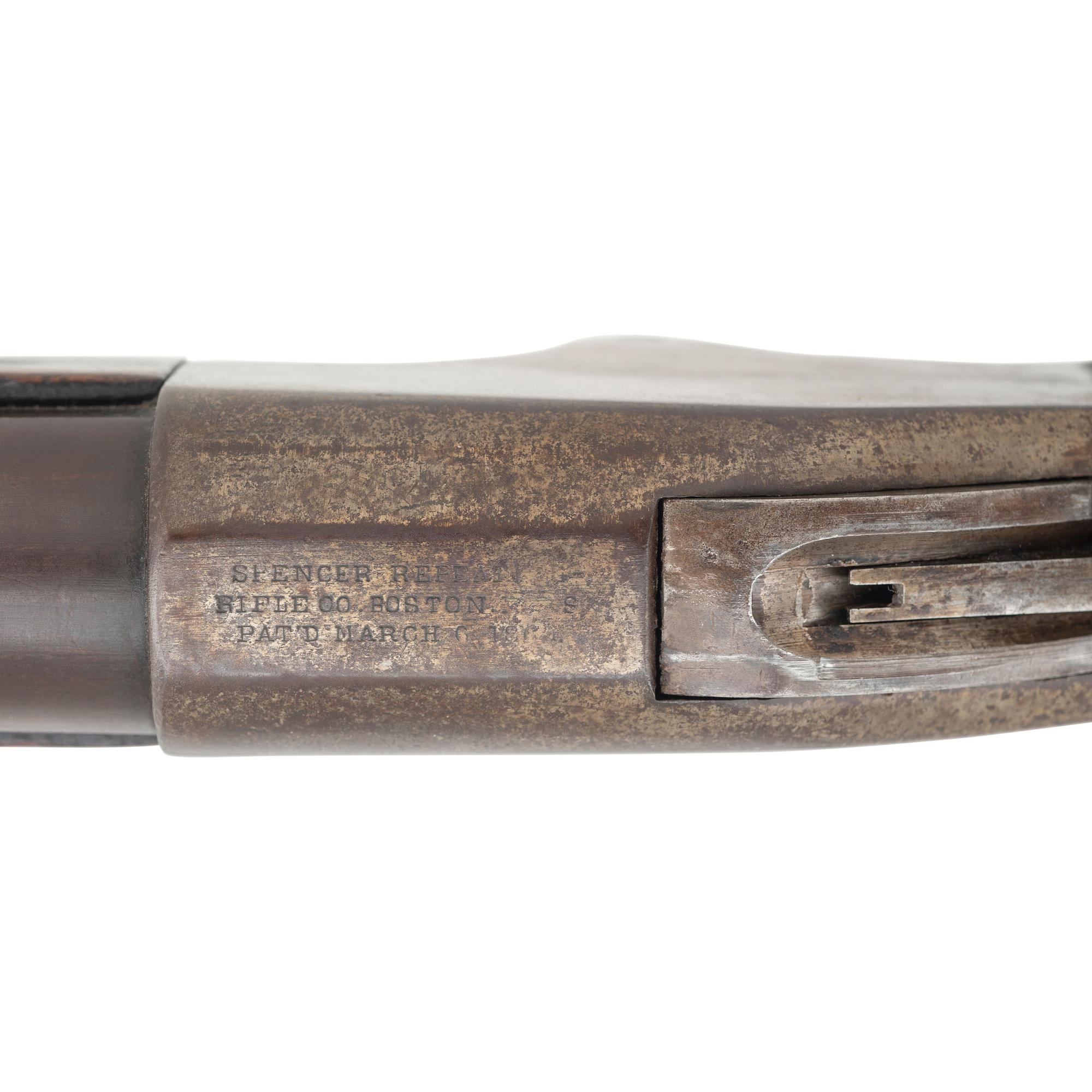 US Model 1860 Spencer Carbine with Carved ID: "G.C. Laws Co. C".