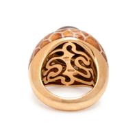 Utopia, Diamond, Enamel, and Cultured Pearl Ring