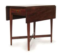 Federal walnut pembroke table pennsylvania, late 18th century