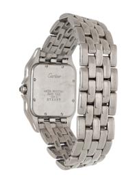 CARTIER, REF. 1300 STAINLESS STEEL 'PANTHÈRE' WATCH, BOX & PAPERS