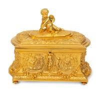 A Louis XV Style Gilt Bronze Casket — 20TH CENTURY