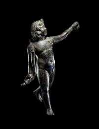 A Roman Bronze Nude Winged Eros