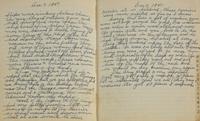 [World War II] An Incredibly Vivid Manuscript Diary Reporting the Attack on Pearl Harbor, ca. 1941-42
