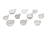 A Collection of Ten Silver-Plate Wine Tasters