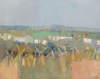 Roger Mühl (French, 1929-2008) — Village Haut-Rhinois