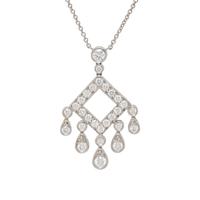 TIFFANY & CO., 'JAZZ LEGACY' DIAMOND AND PLATINUM PENDANT