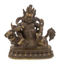 A Bronze Figure of a Vaiśravana