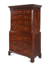 A George III Mahogany Chest-on-Chest