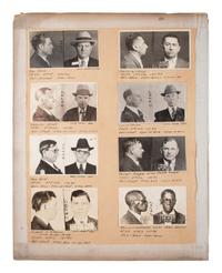 [CRIME & PUNISHMENT]. A group of mugshots, incl. African American subject. Ca 1920s-1930s.